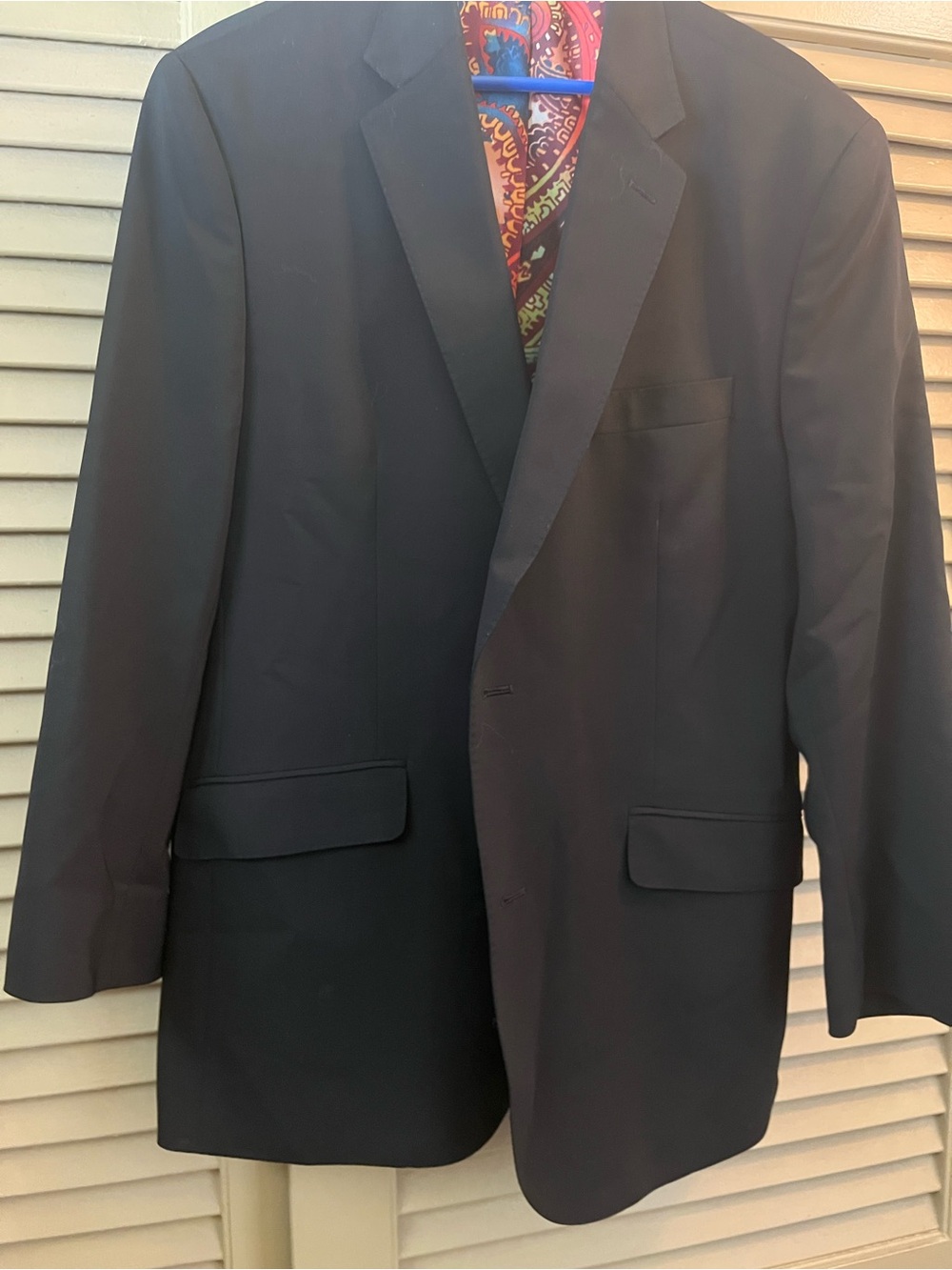Robert Graham Men’s Classic Black Blazer - Tailored Single-Breast Jacket